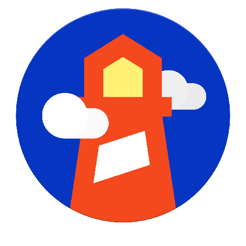 Lighthouse chrome logo